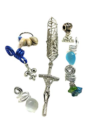 Serene Dreadlock Beads Loc Jewelry Braiding Hair Accessories 7 pc Variety Pack
