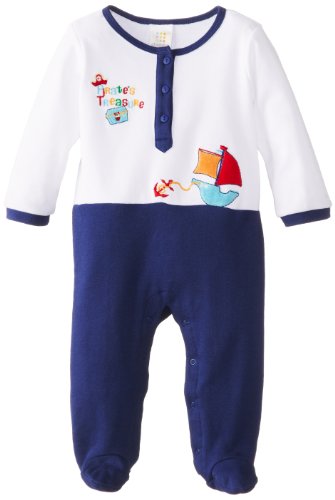 Baby-Boys Nouveau-né Voile Bateau ABSORBA : pyjama en coton doux pour les nuits de bébé