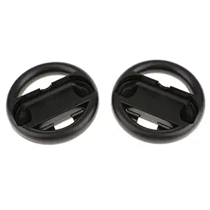 Cyruss 2Packs Racing Steering Wheel Console Handle Grip for Nintendo Switch Joy-con