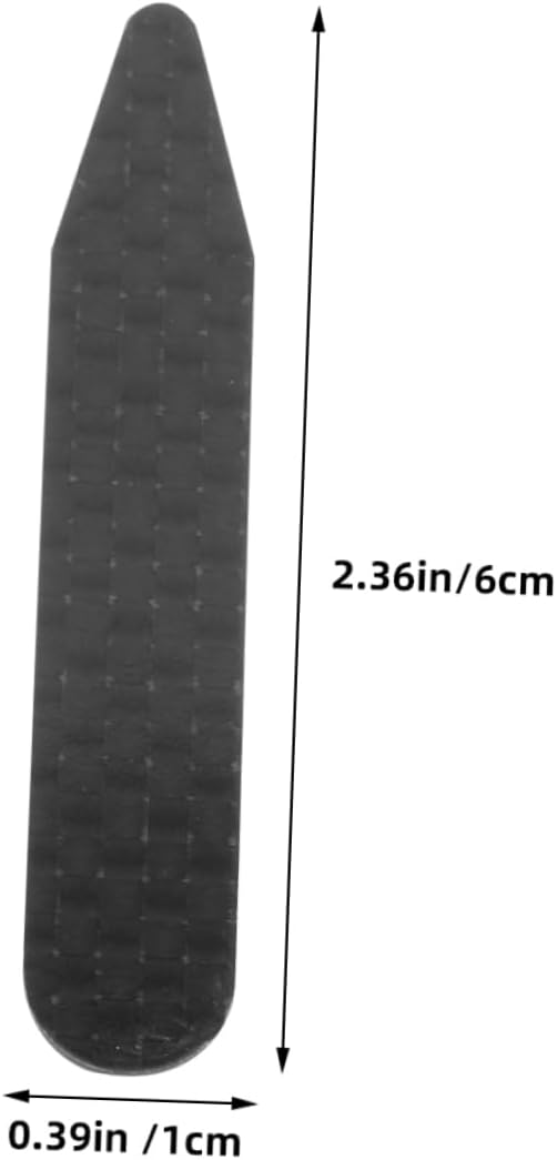 2pairs Collar Stays for Men Bend-resistant Break-resistant for Formal Wear Business Meetings Special Events Fit for Various Collar Angles