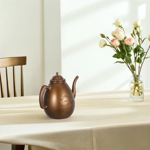 Théière rétro en plastique Uonlytech pour service et décoration de table