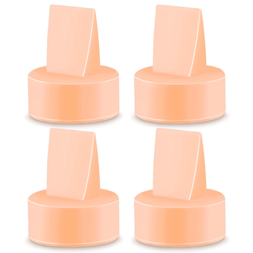 Maymom Duckbill Valves Compatible with Spectra S1 S2 9 Plus Dew 350 Not Original Spectra Pump Parts S2 Accessories Replace Valve (Orange, 4ct)