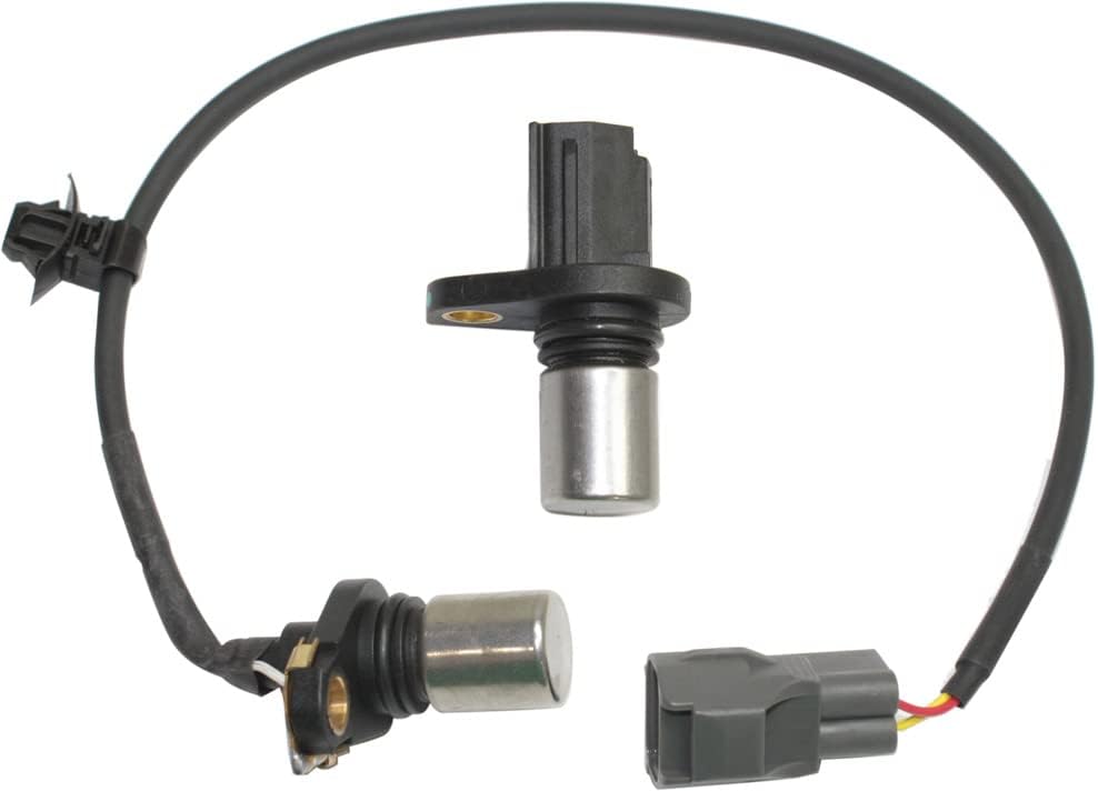 Go-Parts - Crankshaft and Camshaft Position Sensor Kit for Toyota Corolla 1998-2008, Celica, MR2 Spyder 2000-2005, 2-Piece, 2 Blade Male Terminal & 1 Female Connector ‚Äì Crankshaft Position Sensor