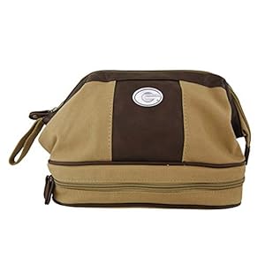 ZEP-PRO Georgia Bulldogs Canvas Kulturbeutel Khaki