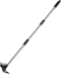 Enxada de Jardim, Ancinho para Capinar, Arrancador de Daninhas, Ferramenta Manual para Capinar em Paisagismo, E