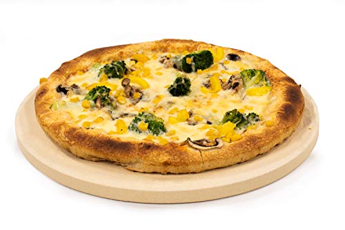 Foto von osoltus Profi Pizzastein Cordierit rund 30cm x 1,5cm für Knusperpizza