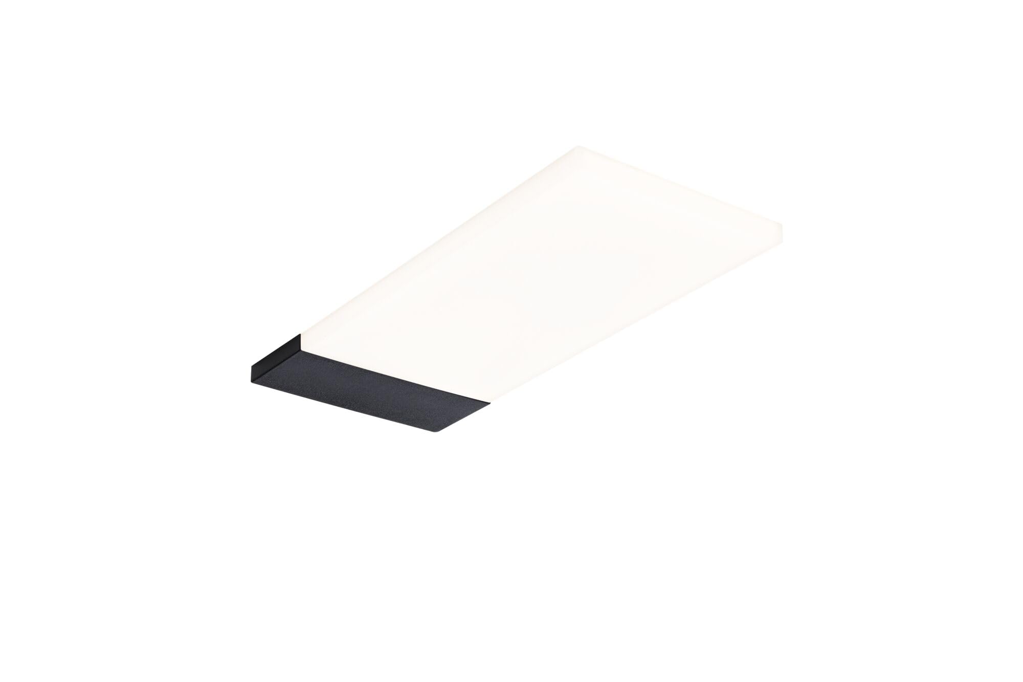Paulmann 92123 LED sous-meubles Bredo avec capteur de proximité kit de 3 3000 K 2,5W 80x190 mm 180lm Noir luminaire en saillie pour meuble