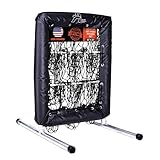 Anytime Baseball Pitching Net with Strike Zone | The No Hitter Net 9 Sqaure Net | Strike Zone Target for Baseball & Softball Training (Black)