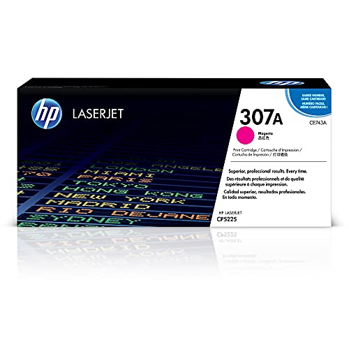 Toner HP 307A CE743A Magenta pour imprimer vos dossiers marketing au bureau