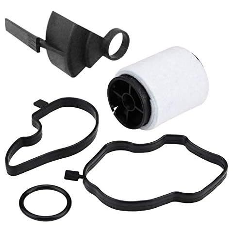 Oil Breather, Aukson Crankcase Separator Filter 11127793164 Replacement for 3 Series E46 320D E39 520D 530D Cover