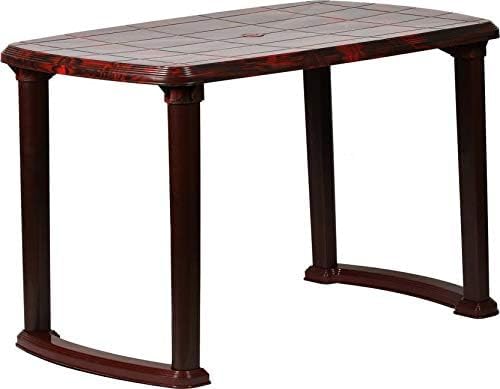 AS LIVING CREATIONS Plastic Four Seater Contemporary Dining Table Only | Fiber Dinning Table only |