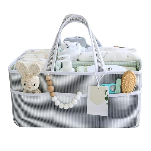 Bac de Rangement Multifonctionnel Portable en Feutre Doux pour Bébé