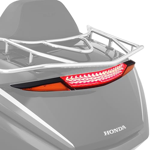 GT Marvel Sequential Trunk Light for Goldwing 2021+ GL1800 Black, Brake, Running, Sequential Amber Turnsignals by Show Chrome 52-970BK