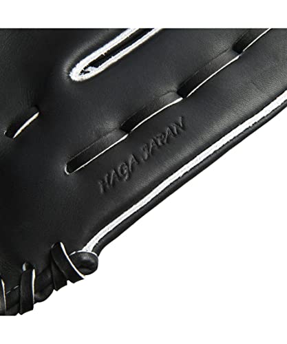 MIZUNO 【左投げ】硬式用ミズノプロA51 外野手用:サイズ18N Iブラック 18N 5枚目