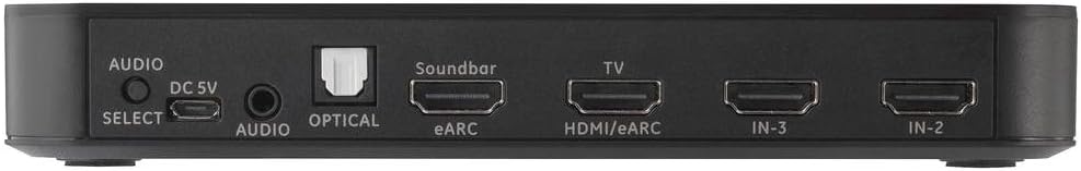 Close-up of SpeaKa Professional SP-HDA-510 rear panel ports