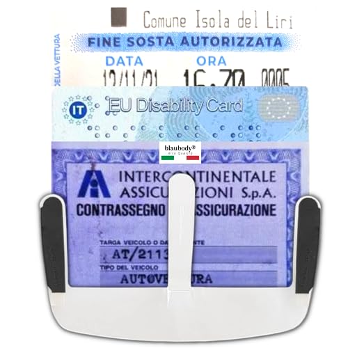 Adesivi Per Auto - Porta Documenti Auto (Disability Card, Tassista Macchina, Biglietti di...