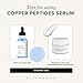 Asterwood Copper Peptides Serum for Face - Tightening, Repairing, Collagen Boosting - with GHK-Cu and Hyaluronic Acid - 8 Fl Oz