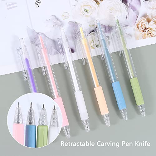 Craft Cutting Paper Pen Cutter Tool, Utility Precision Paper Cutting Carving Tools, Diy Drawing Scrapbooking Perfectly Accessories (6Pcs) #TOP3