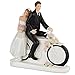 Produktbild Folat 21281 Herz Hochzeitstorte Topper Figur auf Fahrrad Paar, Solide, Multicolor