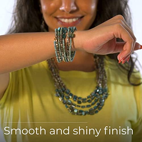 Shop Lc Handmade Chunky Blue Beaded Costume Jewelry For Women Seed Bead Long Necklace Bracelet Earrings Set Boho Beach Summer Gifts Mothers Day Gifts #TOP3