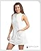Spyder Womens Athletic Dress - Performance Quarter Zip Sleeveless Golf Pickleball and Tennis Dresses for Women, Size Small, White