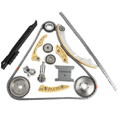 YOMALL Timing Chain Kit Fits for 2010-2015 Equinox 2.4L, for 2008-2013 Malibu 2.4L, for 2011 Regal 2.4L, for 2010-2015 Terrain 2.4L, for 2006-2011 HHR 2.0L 2.2L 2.4L, for 2006-2010 G6 2.4L
