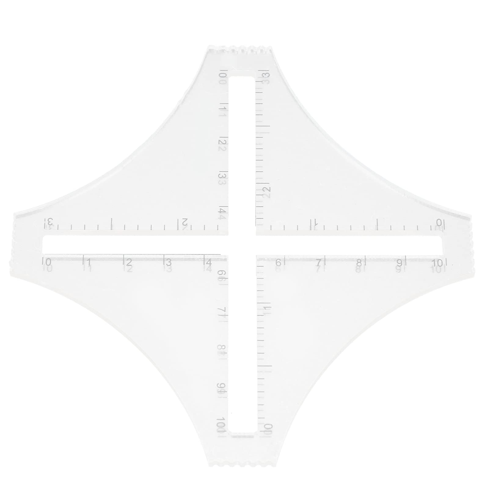 Righello per trapuntatura Fai da Te in plastica Trasparente, Set di Modelli a Quattro Angoli per Artigianato, Cucito Professionale, Regalo