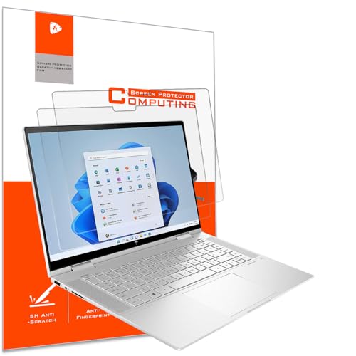 2 Pack Matte Anti-Glare Screen Protector for 15.6' HP Envy x360 2-in-1 Touch Screen 15-ey 15-ew...