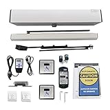 Door Opener Handicap Touchless Wave Sensor Open for Commercial Door with 2PCS Square 4.5'' Wireless