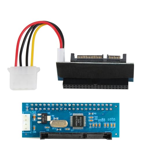 Unikeen Adaptateur IDE/PATA vers SATA, Carte Convertisseur 40 Broches pour Disque Dur 3,5