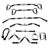 【Accesorios de máquina de cable】: Use con equipo de pila de cable, como máquina de lat, máquina de abdominales, cruce de cable o cualquier sistema de polea, maximice su capacidad física. Ampliamente utilizado en entrenamiento personal, gimnasios y clubes para principiantes y entusiastas del deporte profesional.