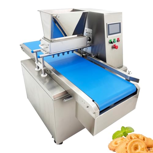 WYDDDARY Automatic Cookie Making Machine 9.25gal(35L) Commercial Cookie Depositor Machine for bakeries, and baking studios Stainless Steel Cake Filling Machine Biscuit Forming AC220V 1PH
