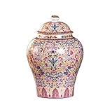 Design Chinois raffiné : Inspiré par l'esthétique classique des dynasties Ming et Qing, ce pot à gingembre de style chinois présente un motif en porcelaine bleue et blanche orné de symboles traditionnels de bon augure, apportant une beauté exquise et une atmosphère élégante à n'importe quel espace