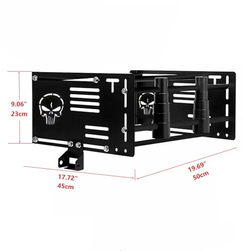 Image of TDZ Detach Depot Wall /Storage Rack for Harley Detachable Products Including Tour-Pak mounting Racks, Sissy Bars, Luggage Racks, Rider Backrests and Detachable-Style Windshields