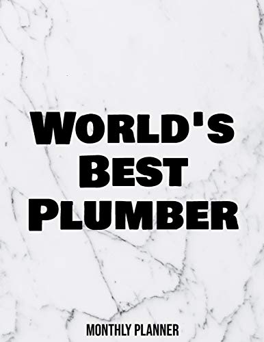 World’s Best Plumber Monthly Planner: 12 Month Planner Calendar Organizer Agenda with Habit Tracker, Notes, Address, Password, & Dot Grid Pages For ... - December 2020 - Monthly Planner 8.5 x 11) image 3