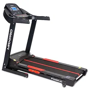 Maxpro PTA405IAC Motorized Auto Incline Treadmill | 2.5Hp (5Hp Peak) Ac Motor | 15Level Auto Incline | Max. User Weight 120kgs |Max. Speed 16Km/Hr, Fitshow App Support, Home Use Foldable Treadmill