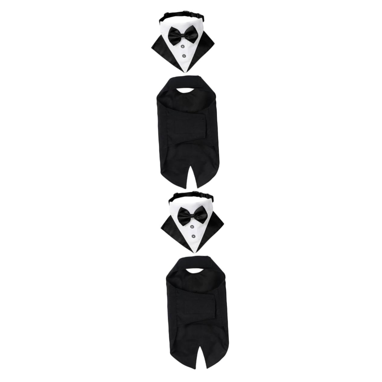 INOOMP 2sets Look Abbigliamento Formale Per Comprendente Un Bandana Cravattino Per Matrimoni e Speciali Costume è Facile Indossare Chiusura è e Accattivante Assicurando Per e Cerimonie