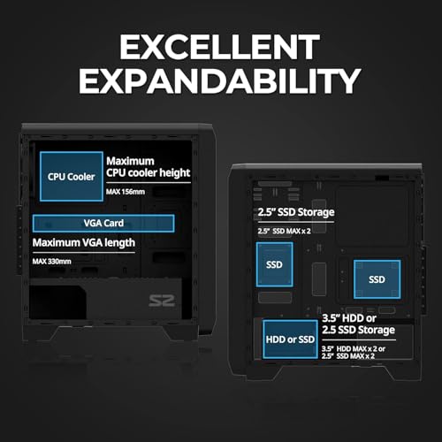 Zalman S2 TG Boîtier Midi-Tower Noir résout les problèmes de surchauffe