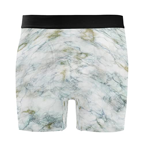 Calzoncillos bóxer para hombre ropa interior elástica ultrasuaves Vnurnrn veteado blanco 2 uds