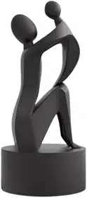 Escultura/Estátua Decorativa Mãe E Filho (Desing Moderno)
