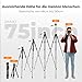 K&F CONCEPT Kamerastativ S255A3+BV01, Leichtes Stativ mit Tasche,190cm Handystativ,Tripod für Canon Nikon Sony Kamera/DSLR/Camcorder, Stativ für Smartphone,Reisestativ mit Handy-Tablet-Halterung