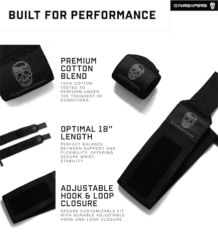 Gymreapers Weightlifting Wrist Wraps (Competition Grade) 18