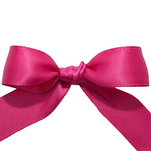 Image of Morex Ribbon 08816 /50-187 Double Face Satin Ribbon, 3 /8 inchx 50 Yd, Azalea