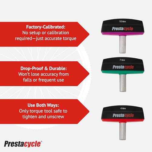 Outil dynamométrique préréglé TorqKeys Prestacycle pour embouts 1/4 - 4