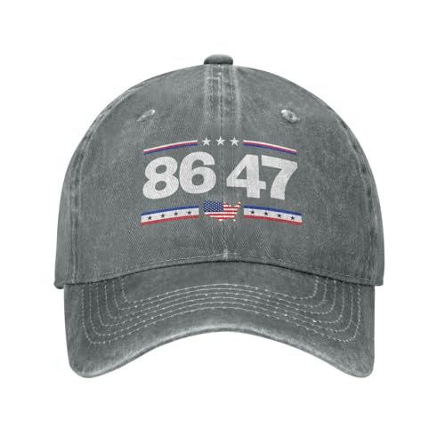 Gorra ajustable gris estilo Trucker miniatura 1