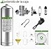 Imagen de FZONE 4L Sistema Generador de CO2 para Acuario Kit Reactor de Dióxido de Carbono con Regulador y Válvula de Aguja para Tanques de Plantas de Acuario