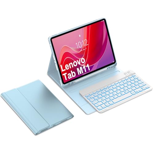 Funda teclado para Lenovo Tab M11 que soluciona la escritura lenta en pantalla 7