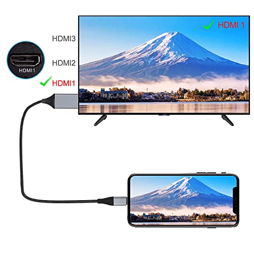 HDMI-kabel voor telefoon, HDMI-converterkabel 2.0m, iPhone/iPad/iPod naar tv, HDMI-aansluitkabel, iOS 11, 12, 13, 14, YouTube TV-uitgang, High Definition HD1080P - Image 7