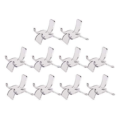 SunniMix 10PC Acrylique Présentoir Porte-Plateau pour Minéraux Geode En Cristal Pierres Accessoires - S