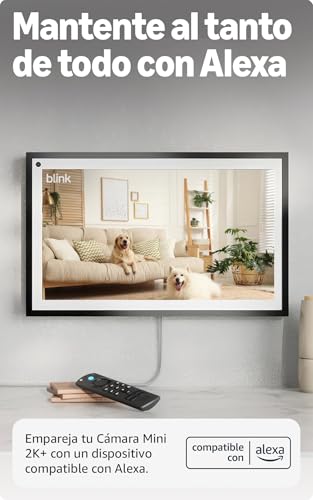 Miniatura 8 de Cámara Mini 2K+ Blink (última generación) | Cámara de seguridad doméstica con enchufe, resolución de vídeo 2K, zoom de 4 aumentos, visión nocturna en color | Compatible con Alexa | 1 cámara - Blanco